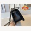 [True-to-ORIGINAL] Chanel Mini Classic Flapbag Black For Women 20cm/7.9 in