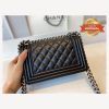 [True-to-ORIGINAL] Chanel Mini Classic Flapbag Black For Women 20cm/7.9 in