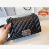 [True-to-ORIGINAL] Chanel Mini Classic Flapbag Black For Women 20cm/7.9 in