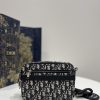 Dior Safari Messenger Bag Black For Women 8.5in/22cm 1ESPO206YKY_H27E