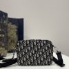 Dior Safari Messenger Bag Black For Women 8.5in/22cm 1ESPO206YKY_H27E