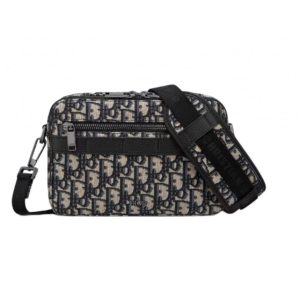 Dior Safari Messenger Bag Black For Women 8.5in/22cm 1ESPO206YKY_H27E