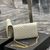 Saint Laurent Envelope Small Chain Bag White For Women, Women's Bags 8.6in/22cm YSL