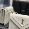 Saint Laurent Gaby Mini Satchel White For Women, Women's Bags 7.9in/20cm YSL 6855741EL079207
