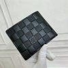 Louis Vuitton Multiple Wallet Damier Graphite For Men, Men's Wallet 4.5in/11.5cm LV